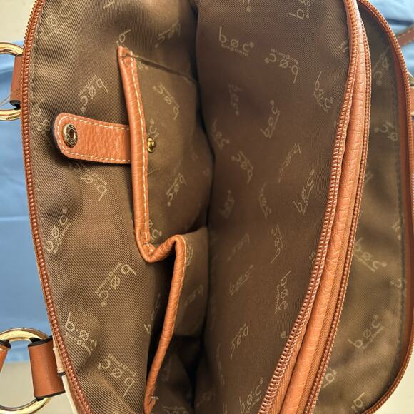 Born Concept Women's Hip Multi Pocket White Leather Casual Shoulder Satchel Bag - Picture 5 of 11